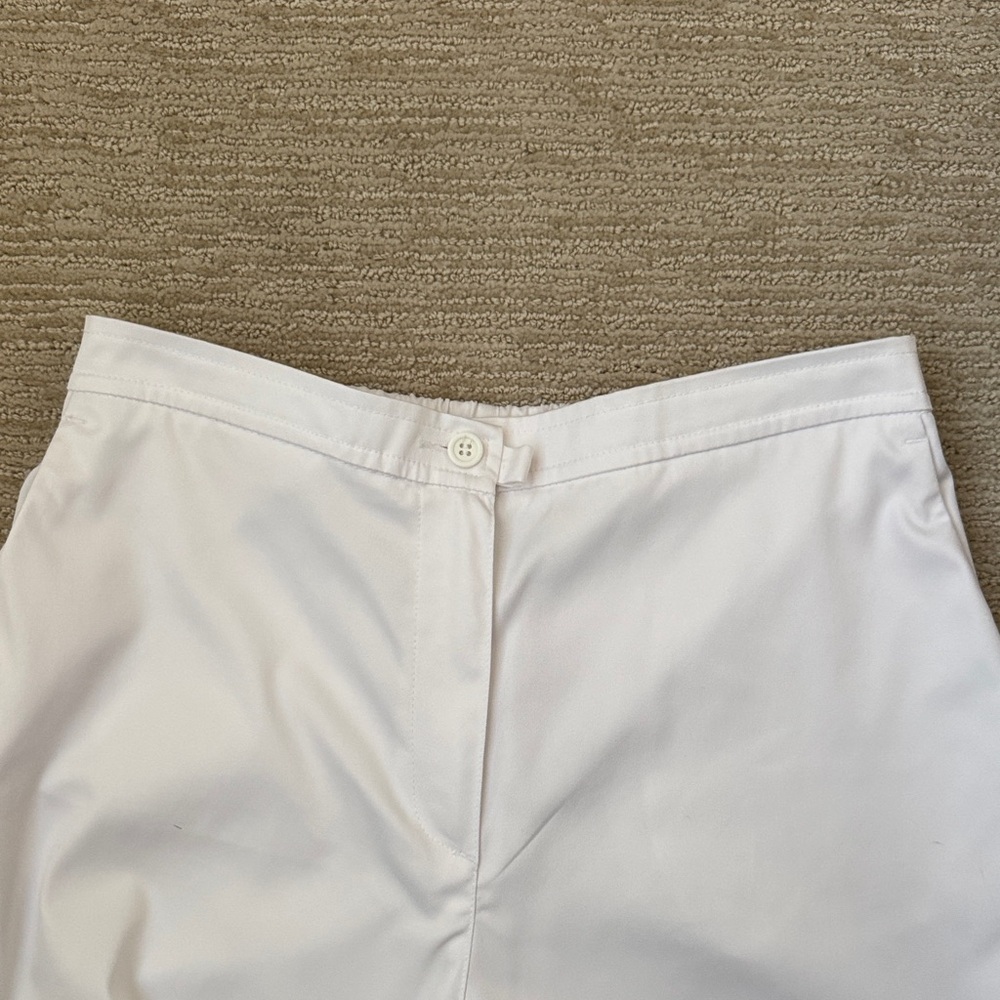 CB Collections White Wide Leg Pants, Size 12 short. - Picture 7 of 11